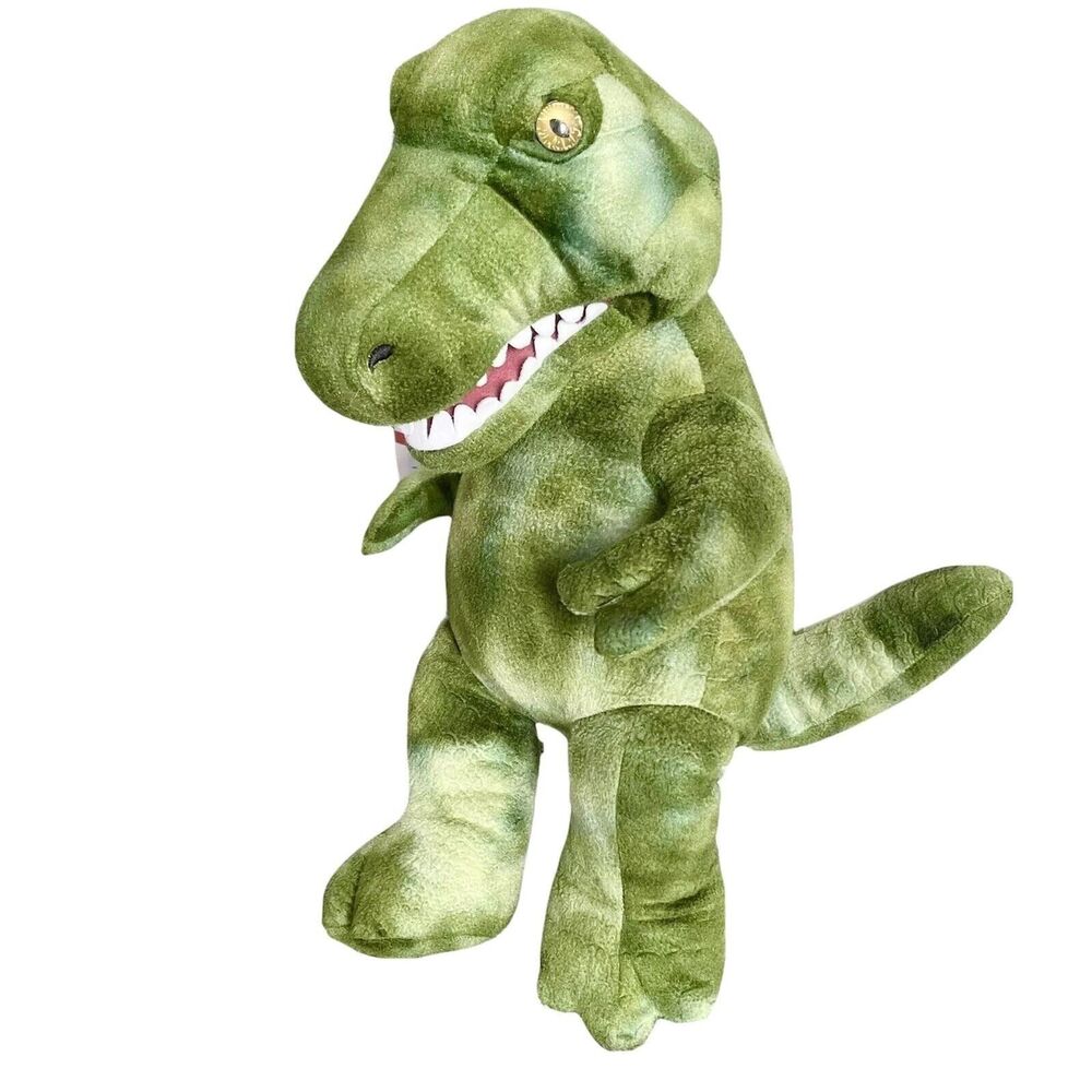 Build‑A‑Bear 17” Alligator Crocodile Plush Puppet Green Stuffed Animal Kids Gift